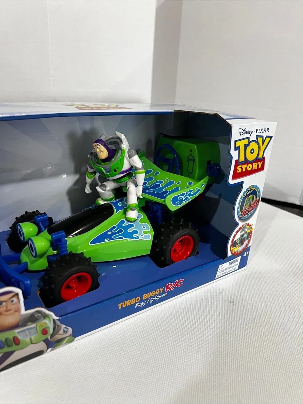 Disney Pixar Toy Story Turbo Buggy R/C Buzz Lightyear Remote Control Car 2.4 Ghz